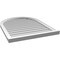Ekena Millwork Round Top Surface Mount PVC Gable Vent w/ 2"W x 2"P Brickmould Sill Frame, 28"W x 36"H GVPRT28X3603SN - alternate 2